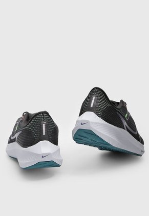 Tenis Running Negro-Verde-Violeta Nike Air Zoom Pegasus 40