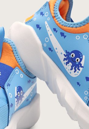 Tenis Running Azul-Blanco-Terracota Nike Kids Flex Runner 2 Lil
