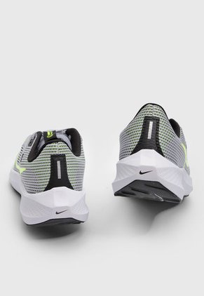 Tenis Running Gris-Blanco-Amarillo Neón Nike Air Zoom Pegasus 40