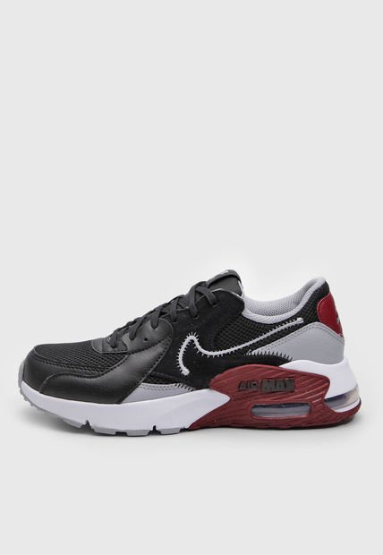 Tenis Lifestyle Negro-Gris-Rojo Nike Air Max Excee