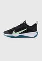 Tenis Lifestyle Negro-Blanco-Verde Nike Omni Multicourt de Nike