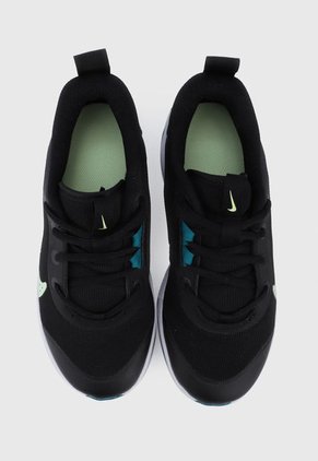 Tenis Lifestyle Negro-Blanco-Verde Nike Omni Multicourt