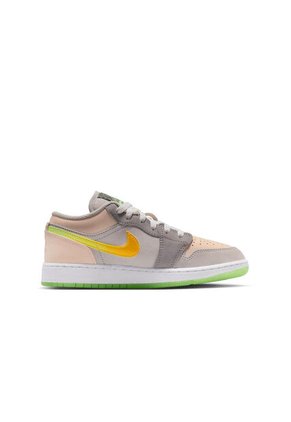 Tenis Unisex Niño Air Jordan 1 Low Sneaker School Gris