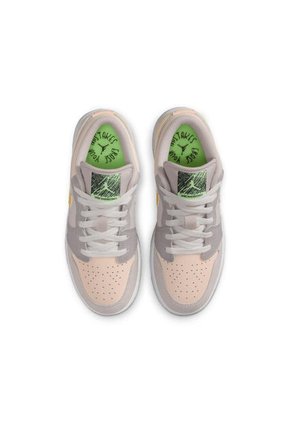 Tenis Unisex Niño Air Jordan 1 Low Sneaker School Gris