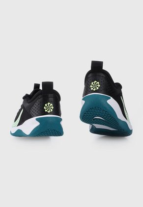 Tenis Lifestyle Negro-Blanco-Verde Nike Omni Multicourt