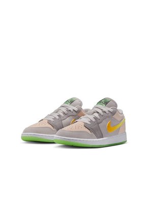 Tenis Unisex Niño Air Jordan 1 Low Sneaker School Gris