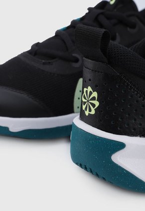 Tenis Lifestyle Negro-Blanco-Verde Nike Omni Multicourt