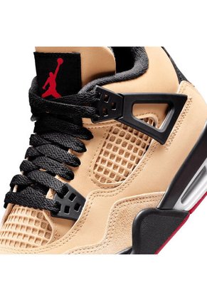 Tenis Unisex Niño Air Jordan 4 Retro Marrón