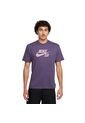 Camiseta Nike Action Sports Tee Logo Hbr-Morado de Nike