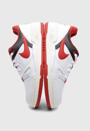 Tenis Lifestyle Blanco-Rojo-Negro Nike Full Force Low