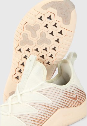 Tenis Training Beige-Oro Rosa Nike Nike Free Tr Ultra Mtlc
