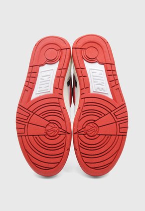 Tenis Lifestyle Blanco-Rojo-Negro Nike Full Force Low