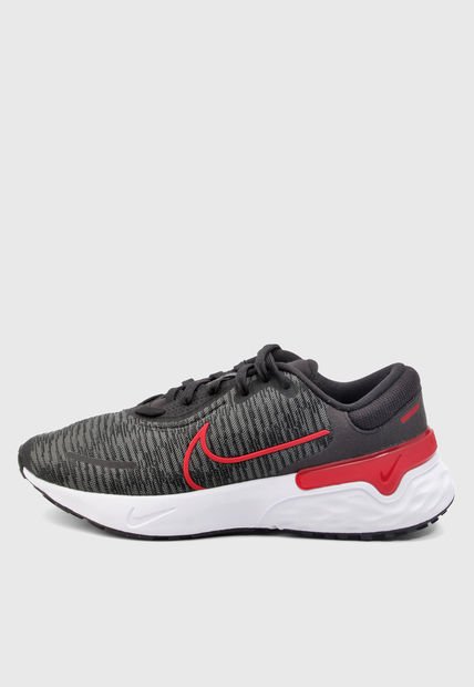 Tenis Running Negro-Blanco-Rojo Nike Renew Run 4