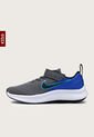 Tenis Running Gris-Azul-Blanco Nike Kids Star Runner 3 de Nike