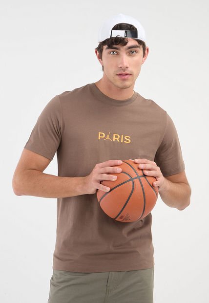 Camiseta Café-Naranja NIKE PSG-Jordan