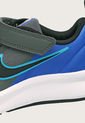 Tenis Running Gris-Azul-Blanco Nike Kids Star Runner 3 de Nike