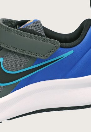 Tenis Running Gris-Azul-Blanco Nike Kids Star Runner 3
