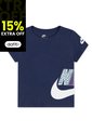 Camiseta Nike Nkg Wild Warmth Graphic Tee Niño-Negro/Blanco de Nike
