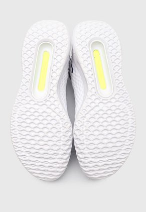Tenis Blanco-Azul-Amarillo Neón Nike Court Zoom Pro