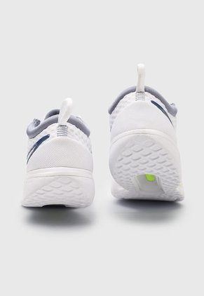 Tenis Blanco-Azul-Amarillo Neón Nike Court Zoom Pro