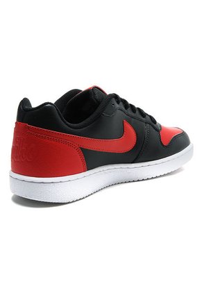 Tenis Negro-Rojo-Blanco Nike Ebernon Low Sl