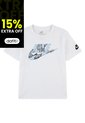 Camiseta Nike Nkb Unwrapped Futura Niño-Blanco de Nike