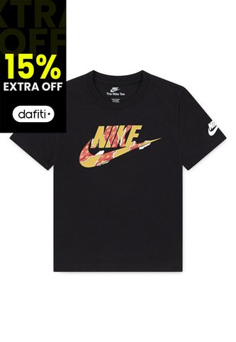 Camiseta Nike Nkb Unwrapped Futura Niño-Negro/Verde Nike