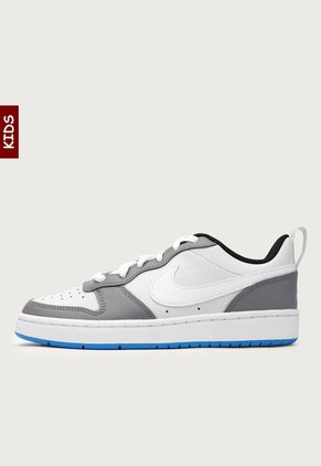 Tenis Lifestyle Gris-Blanco-Azul Nike Kids Court Borough Low 2