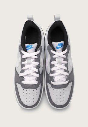 Tenis Lifestyle Gris-Blanco-Azul Nike Kids Court Borough Low 2