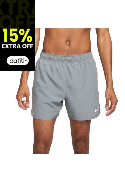 Pantaloneta Nike Challenger-Gris