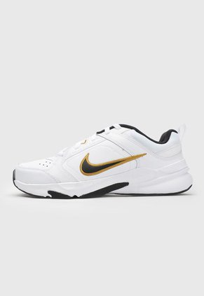 Tenis Training Blanco-Negro-Dorado Nike Defyallday