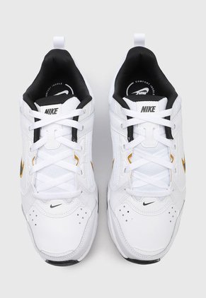 Tenis Training Blanco-Negro-Dorado Nike Defyallday