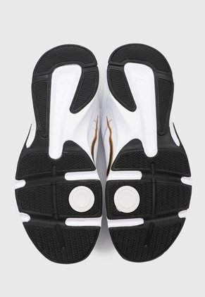 Tenis Training Blanco-Negro-Dorado Nike Defyallday
