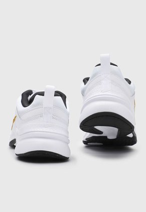 Tenis Training Blanco-Negro-Dorado Nike Defyallday