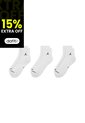 Medias Nike Jordan Everyday Cush Ankle 3Pr - Hombre-Blanco de Nike