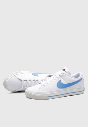 Tenis Lifestyle Blanco-Azul Nike Court Legacy Next Nature