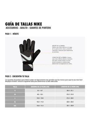 Guantes Hombre Fútbol Nike Match Rojo