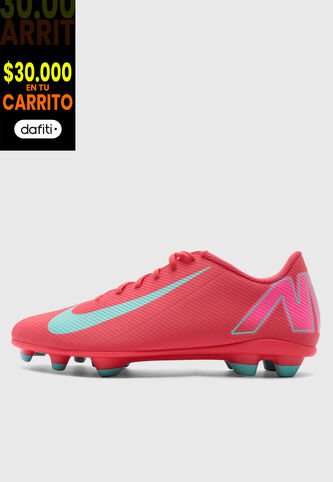 Guayos NIKE Vapor 16 Club FG/MG Rojo Nike