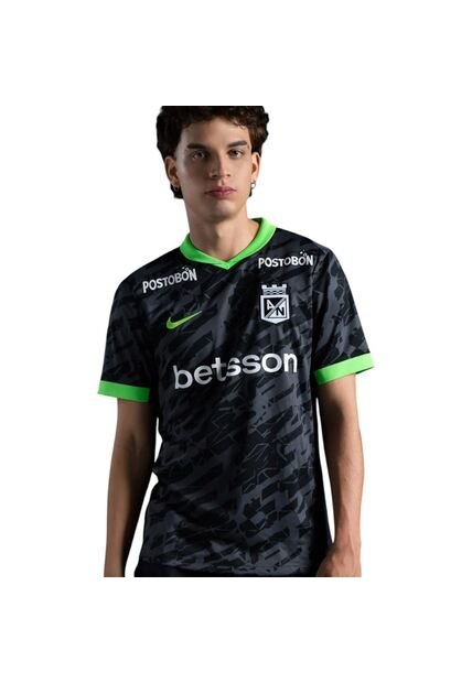 Camiseta Nike Atletico Nacional JSY SS STAD 3R Hombre-Negro
