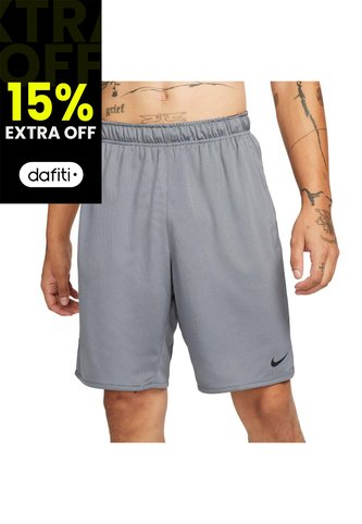 Pantaloneta Nike Dri Fit Totalyty Knit 9”-Gris Nike