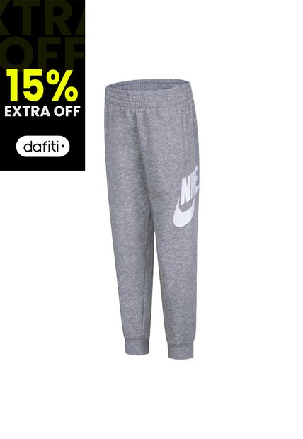 Pantalon Nike Jogger Club Ft Hbr Niños-Gris