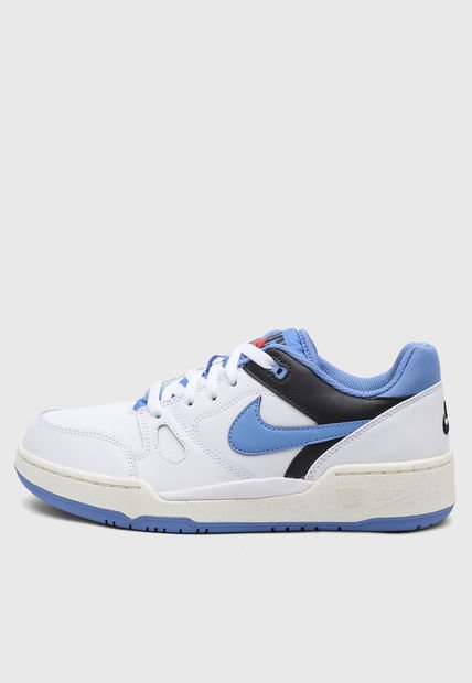 Tenis Lifestyle Blanco-Celeste-Negro Nike Full Force Low