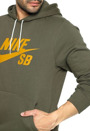 Hoodie Verde Nike M Nk Sb Icon Hoodie Po Essnl