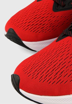 Tenis Running Rojo-Negro-Blanco Nike Zoom Winflo 7 Hombre