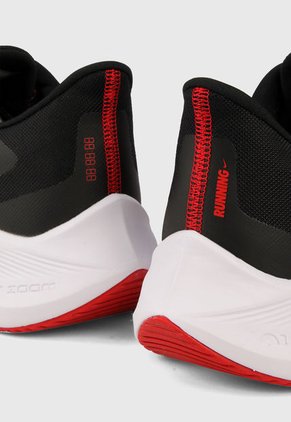 Tenis Running Rojo-Negro-Blanco Nike Zoom Winflo 7 Hombre