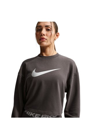 Sueter Nike Crew Neck Mujer-Gris Nike