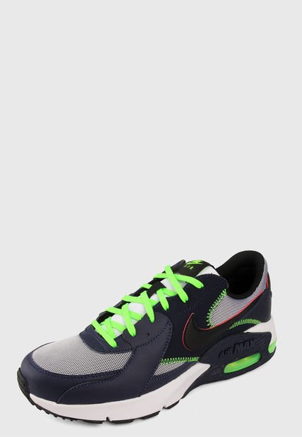 Tenis Lifestyle Azul Navy-Blanco-Verde Nike Air Max Excce Blackened -  Compra Ahora | Dafiti Colombia