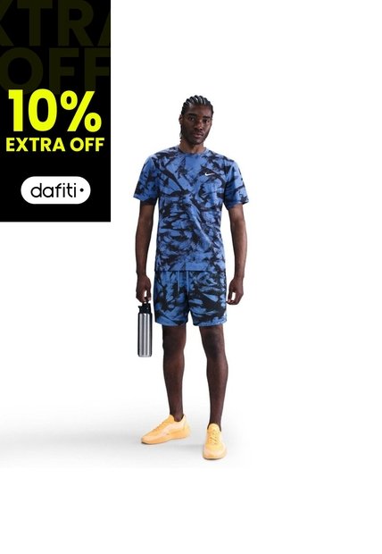 Pantaloneta Hombre Training Nike Form Azul