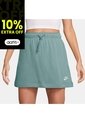 Falda Mujer Lifestyle Nike Sportswear Club Fleece Azul de Nike
