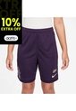 Pantaloneta Niño Nike Kylian Mbappé Academy Morado de Nike
